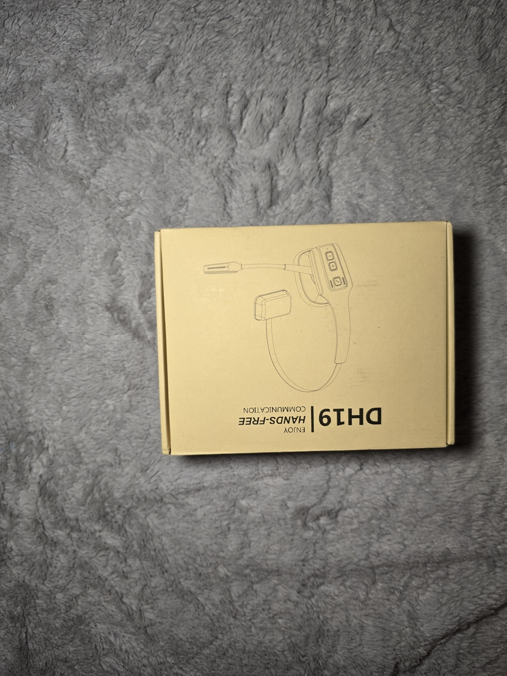 Hands-Free Wireless Neckband Headset - Beige